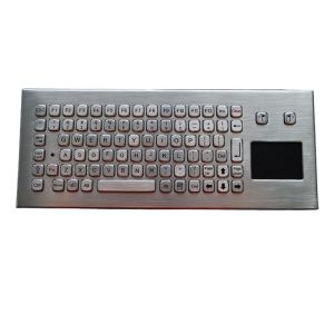 Wholesale 83 keys stainless steel keyboard compact format IP68 sealed desktop with touchpad from china suppliers