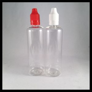 Big Capacity 100ml Plastic Dropper Bottles , Clear Plastic Empty Eye Dropper