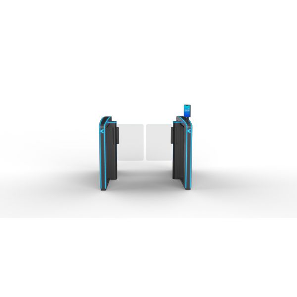 Compact Speed Gate Turnstile Designed for Easy Installation Providing Access Control in Educational Campuses and Libraries