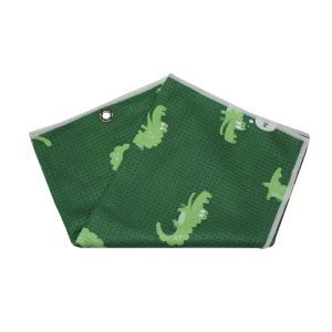 Sublimation Cooling Microfiber Golf Towel Custom Logo Printed