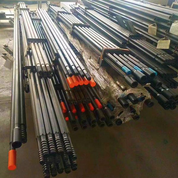 Threaded Drill Pipe MF GT60 6095mm High Performance Drill Extension Rod For Mining Quarrying Tunneling Drilling Tool