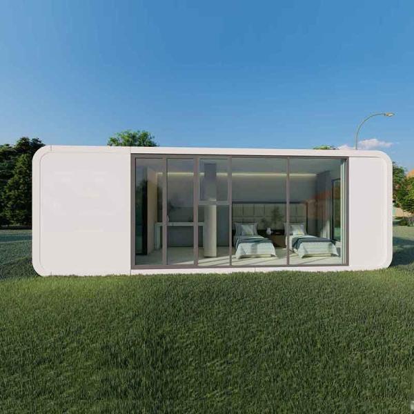 Galvanized Steel Frame Small House Prefabricated Capsule Container House Luxury