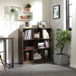 Wooden Bookcase for Sale, Storage Bookshelf, Particleboard Bookshelf for Home,