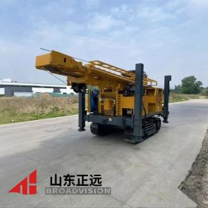 Track-type Water Well Drilling Rig For Deep-hole Operations Is Energy-efficient,