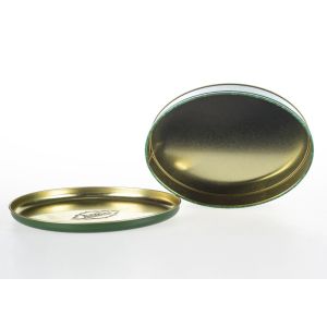 Matt Finished Round Cookie Gift Tins With Lids , Food Grade CMYK Printed