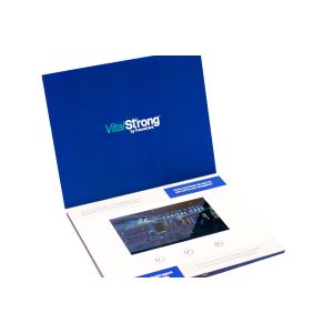 Electronic digital video folder brochure in printing with LCD Screen