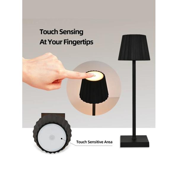 Eye Protection LED Table Lamp Cordless Rechargeable Battery Touch Control