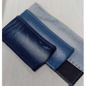 China 10oz Medium elastic  Dark indigo right twill with full width 180cm construction 8*10/40+75 Denim fabric  JSD3078 for jeans on sale