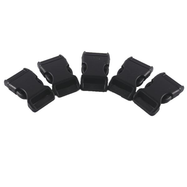 Curved Paracord Buckle Lightweight 20mm Plastic Quick Side Release Buckle for Backpack