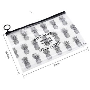 custom made cute clear pvc EVA TPU super clear bikini swimsuit zip lock bags,