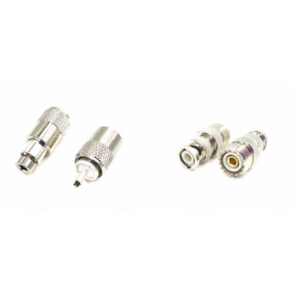 Straight Wheel BNC Male to UHF Female Adapter SO239 PL259 Radio Frequency Connectors