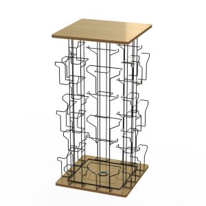 KD Construction Spinner Rack Display Stand With 4Sides