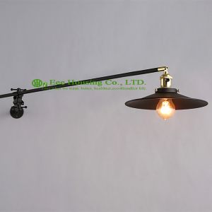 wall Lamp antique retro adjustable flexible wall light Led with Edison led bulb