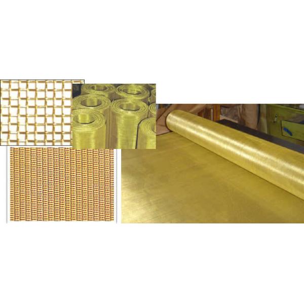 Quality 120 Mesh Ultra Thin Brass Wire Mesh Plain Weave With 0.076mm - 3.522mm Opening for sale