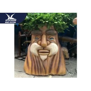 Artificial Cartoon Waterproof Talking Tree Life Size Facility Theme Park