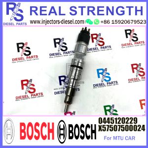 Wholesale Diesel fuel Injector 0445120229 X57507500024 for bosch engine MTU BR1600 from china suppliers