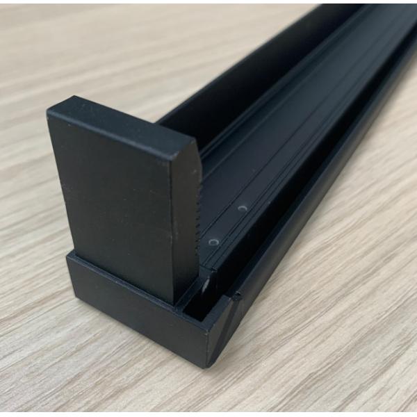 Quality Black Anodizing Aluminum Solar Frame Extrusions With CNC Machining for sale