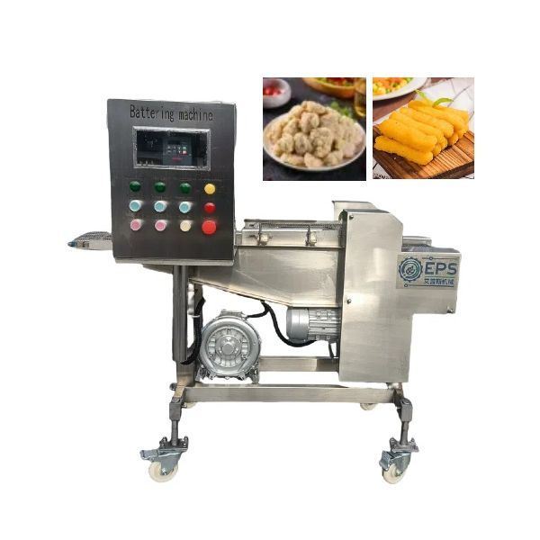 Thermal Processing Automatic Hamburger Nuggets Machine with Tempura Batter Applicator