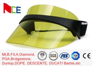 Wholesale Green Adjustable Sun Visor Cap With UV50+ Colored Jacquard Elastic Tape from china suppliers