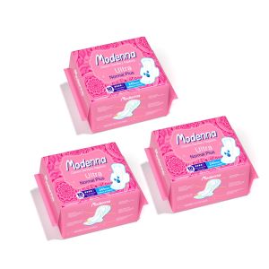 Feminine Non Woven Sanitary Pads 290mm Biodegradable Super Absorbency