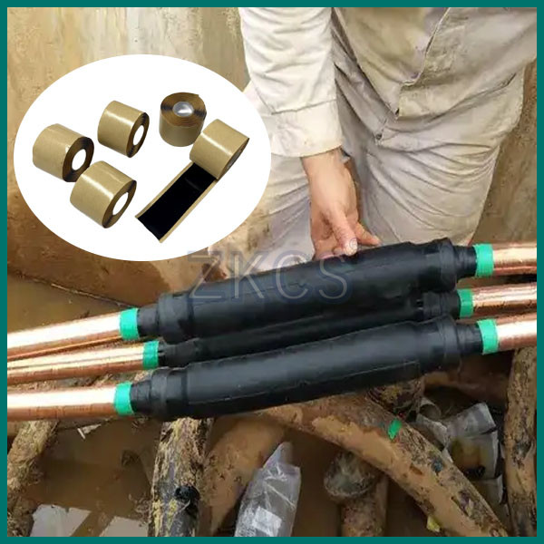 Insulation waterproof rubber tape for joints and connections of wires and cables
