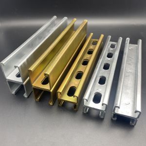 Wholesale Electro Galvanized 41x82 41x124 Back to Back Strut Channel from china suppliers