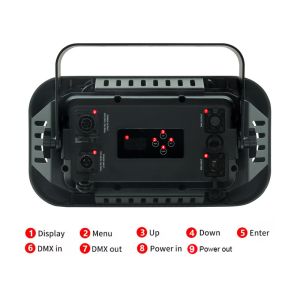 Stage Audience Light 2-eye RGBW 4in1 Led Cob Blinder 200W For Disco Stage Lights