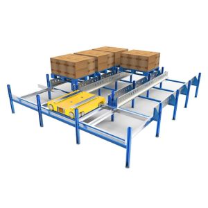 Narrow 1182*890*126mm Radio Shuttle System ASRS MHS Warehouse
