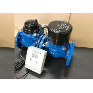 65mm Industrial Class B Turbine Water Meter Magnetic Drive With Pulse Emitter