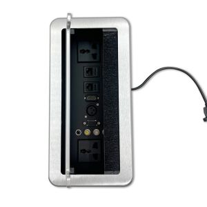 Flip Cover Socket Desktop Electrical Power Socket Universal Conference Furniture