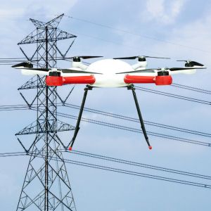 640x512 Night Vision Thermal Imaging Drone PTZ Power Pipeline Solar Mine