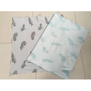 BSCI passed-Fashionable jacquard grey cushion cover with butterfly design