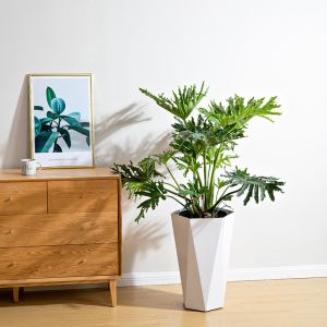 58cm Tall Indoor Self Watering Plant Pots With Water Level Indicator