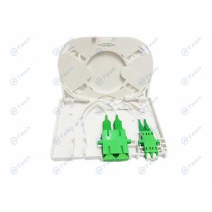 Multi Functional FTTH Splitter Box 1-4Cores With SC SX/SC DX Fiber Adapter