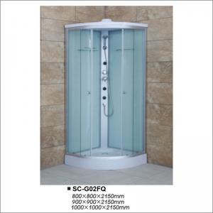 Wholesale Tempered Fabric Sliding Glass Door Shower Enclosure CE SGS Certification from china suppliers