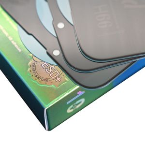 Anti Peeping Cell Phone Screen Protector 99H Anti Spy Black 3D