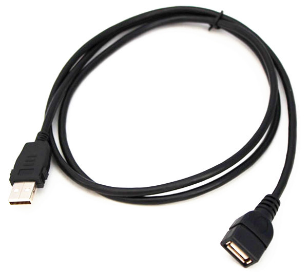 Type A male with lock to female USB Data Cable Automotive Grade Lightweight And