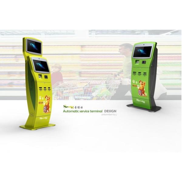 Card Dispenser Health Kiosks For Tel / Transport Card Recharging, Ticketing/