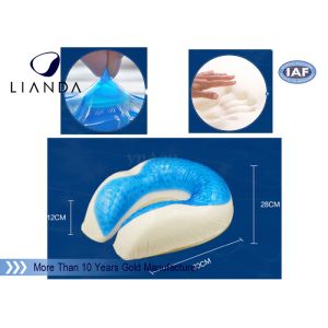 Wholesale Sleep Cooling Gel Pillow contour memory foam FOR neck / car / travel from china suppliers