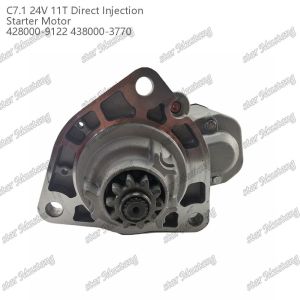 Engine Starter Motor C7.1 DI Type 24V 11T 428000-9122 438000-3770 For Caterpilla