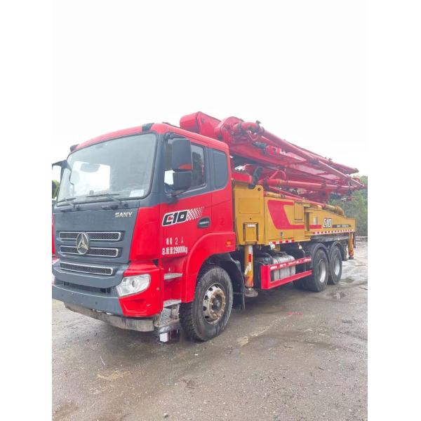 47m Concrete Pump Truck 2021 Year Used Concrete Boom Pump for Smooth Concrete Pouring