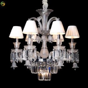Wholesale Crystal Creative Simple Crystal Candle Chandelier Home Glass Tube Droplight from china suppliers