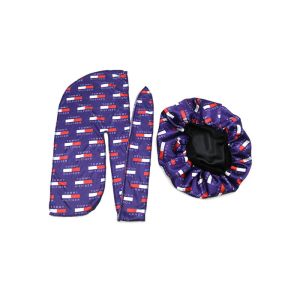 Logo Custom Satin Men Women Designer Bonnet And Durag