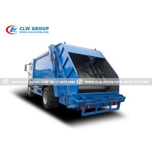 SINOTRUK HOMAN Garbage Compactor Truck With 18m3 Rear Loader