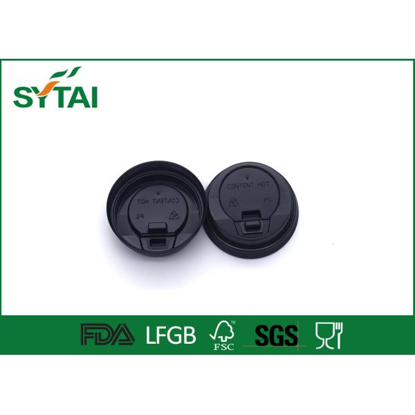 Biodegradable Eco - friendly Plastic Paper Cup Lids FOR Custom Printed Disposable Coffee Cups