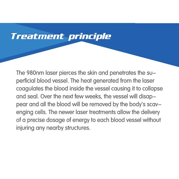 Hottest spider vein removal 200W power germany imported diode laser device 980 nm laser vein removal machine for sale