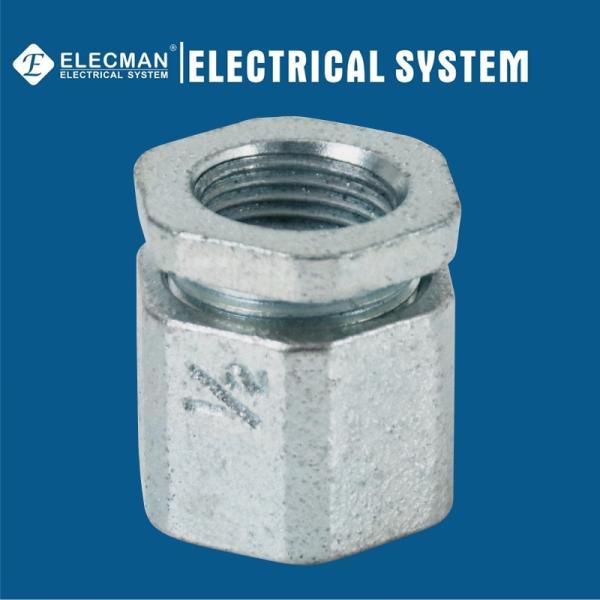 Quality 1/2" EG Malleable Iron IMC Rigid Conduit Three Piece Coupling for sale