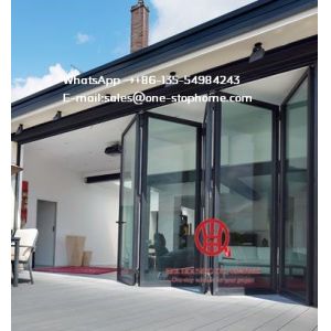 Buy cheap Hurricane Proof Double Glazing Aluminum Folding Door,Multi-Leaf Door from wholesalers