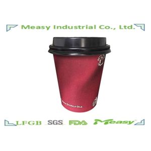 7OZ Vending Coffee Machine Paper Cup Lids Logo Printed insulated