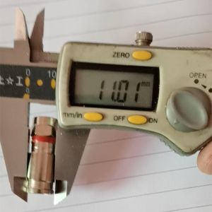 RG6U Coaxial Cable Connector for Satellite Brass Weatherproof Compression F Plug